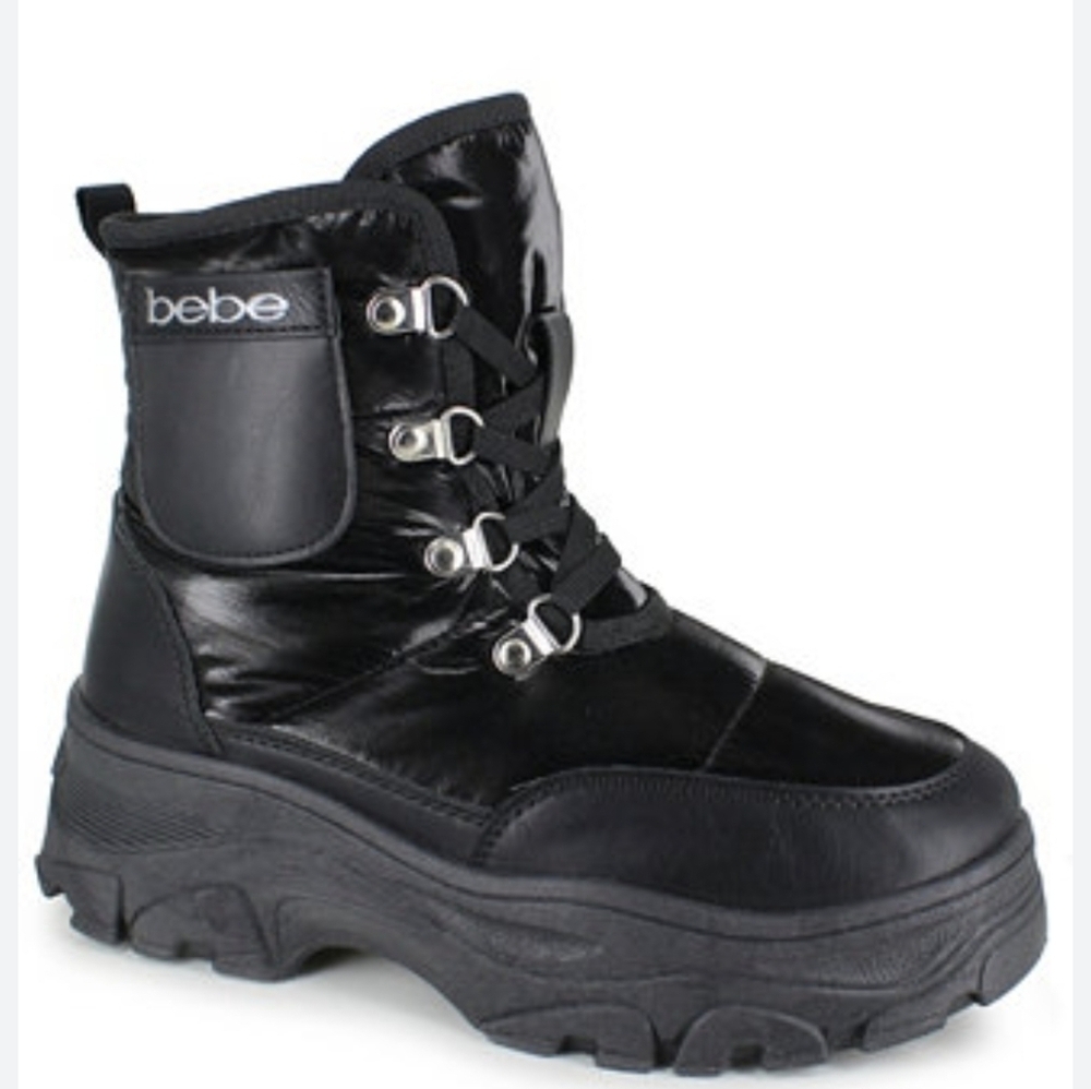 Bebe Sport Women's "Jadah" Y2K Quilted Winter Puffer/Moon Boots (Size 7)